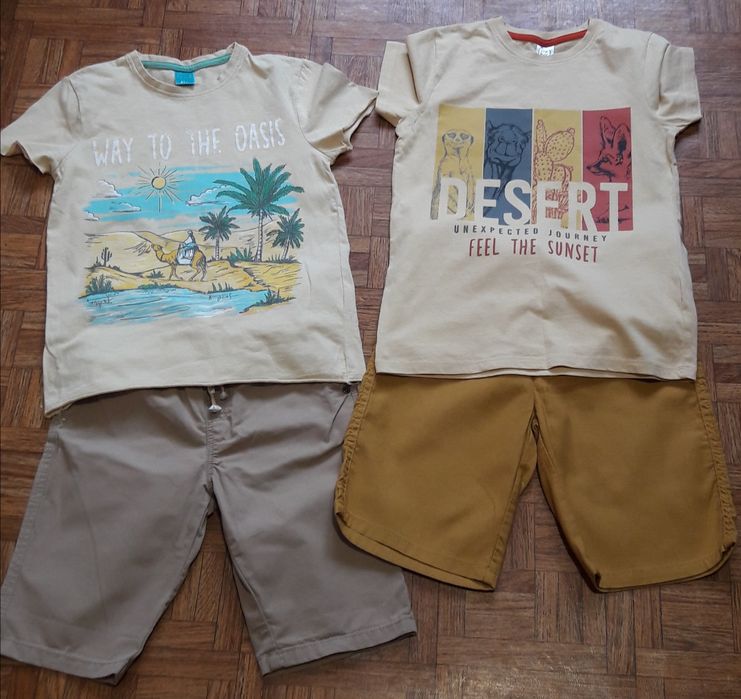 Футболка шорты майка комплект pepco To c&a  р.128-134