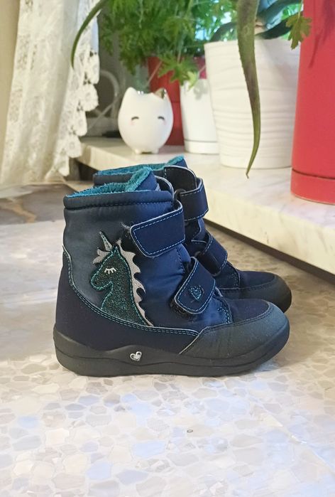 Śniegowce kozaki zimowe ocieplane na rzepy wodoodporne 28 Ricosta Pepi