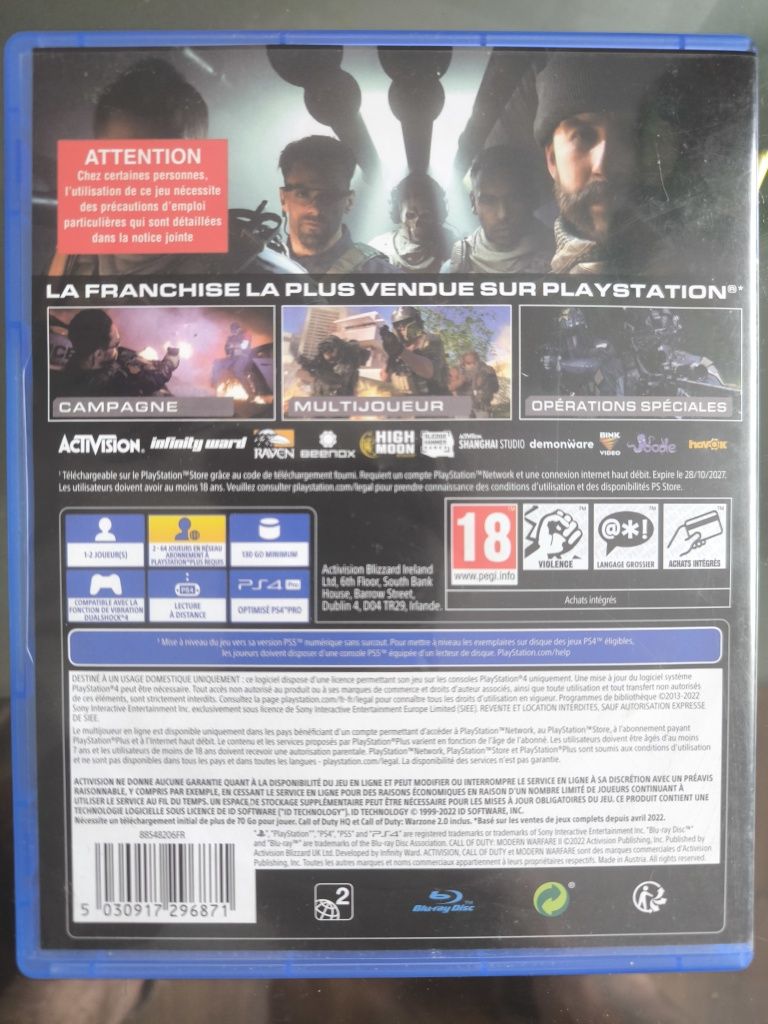 Ps4 ps5 Call Of Duty Modern Warfare 2 pl możliwa zamiana