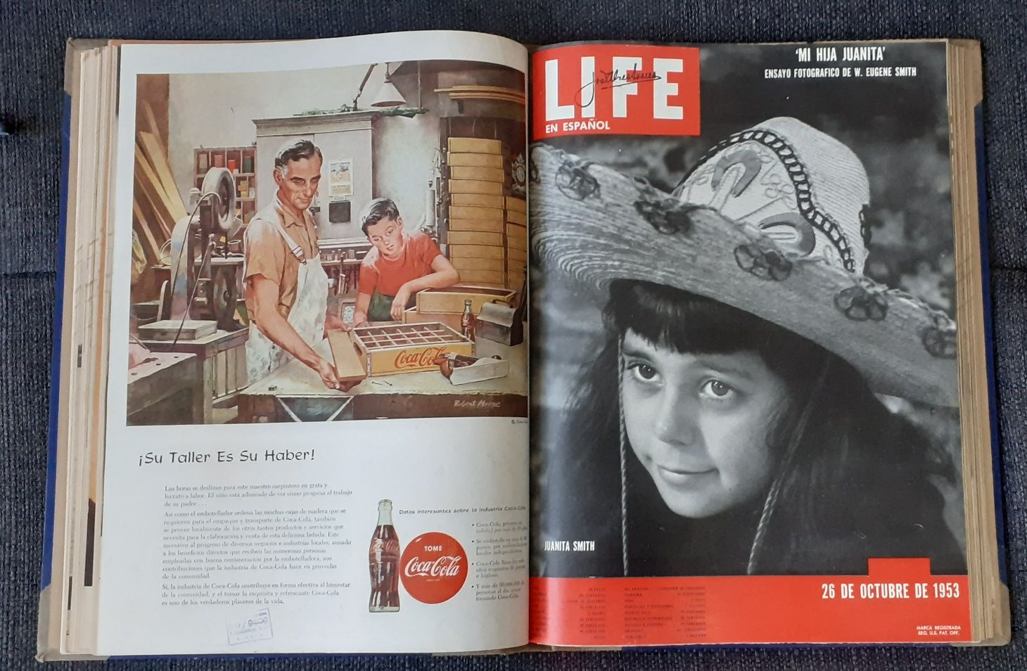 Revistas Life ano de 1953, encadernadas