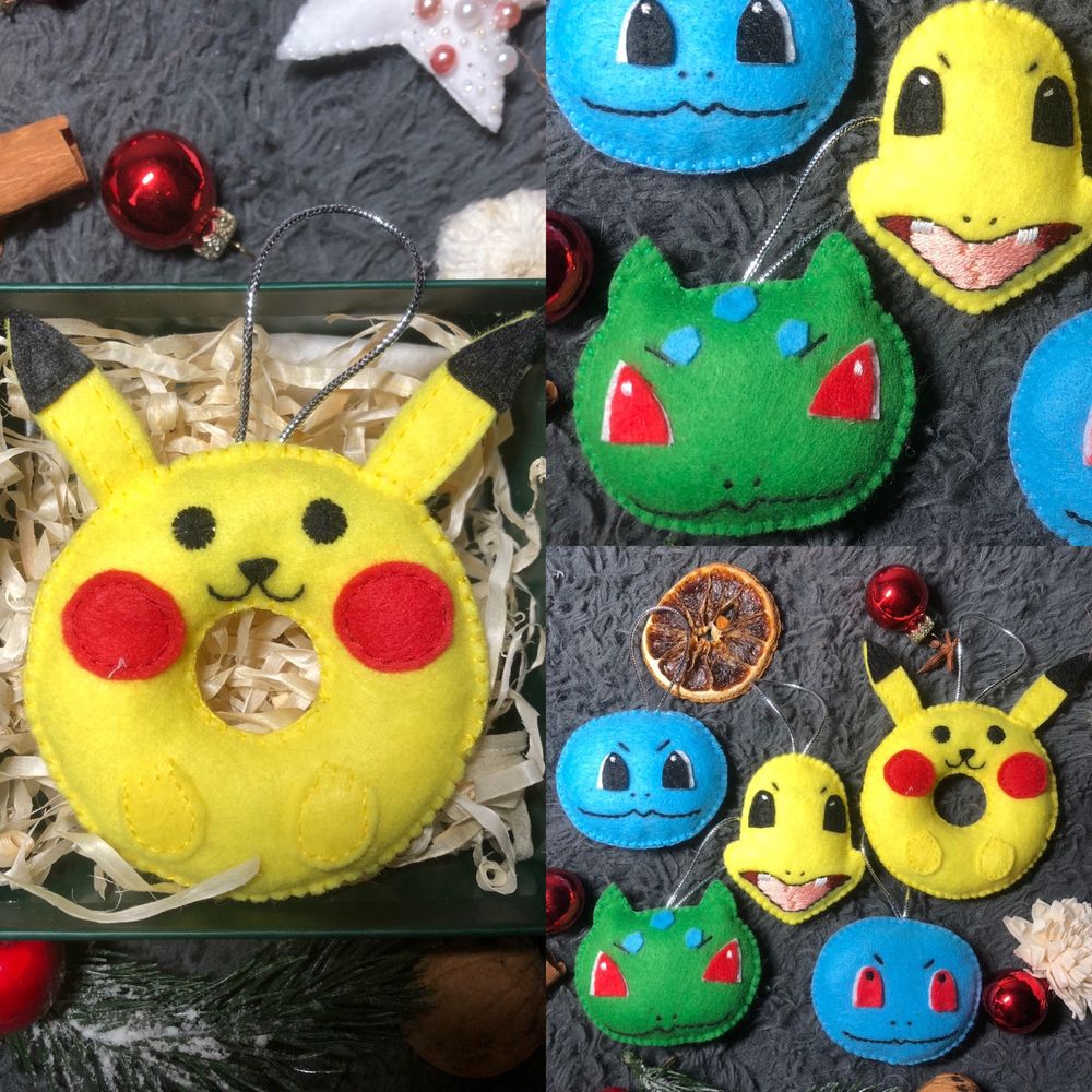 Pokemon Amoun Gas Minekraft ozdoba na choinkę ręcznie robione