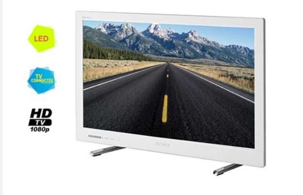 Baixa de preço TV Sony Bravia Branca ideal para quarto -Bom som 24" -U