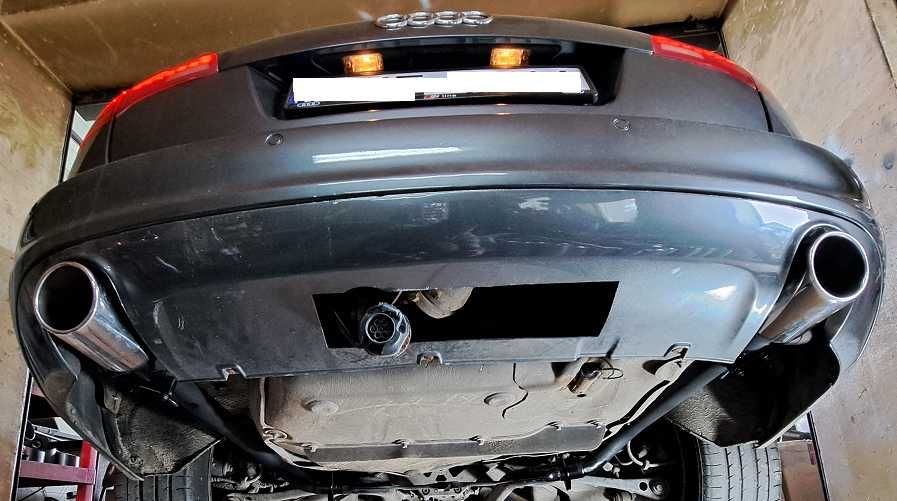 tłumik wydech rura L+P AUDI A6 S6 C6 RS6 05-11r