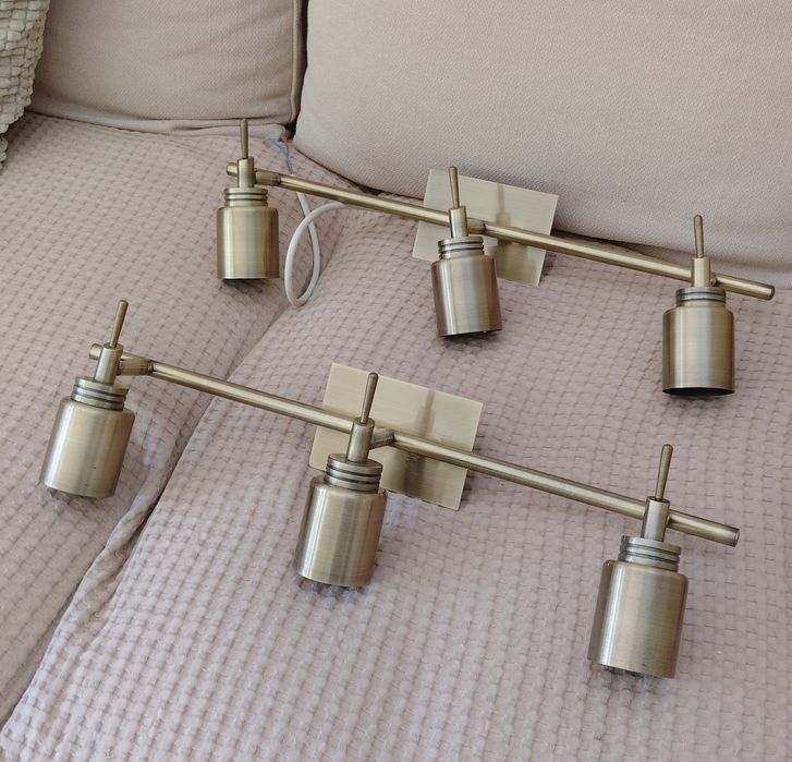 Sprzedam dwa kinkety stylizowane na mosiądz