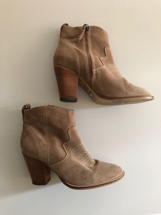 Botins camurça bege | 39 | Cortefiel