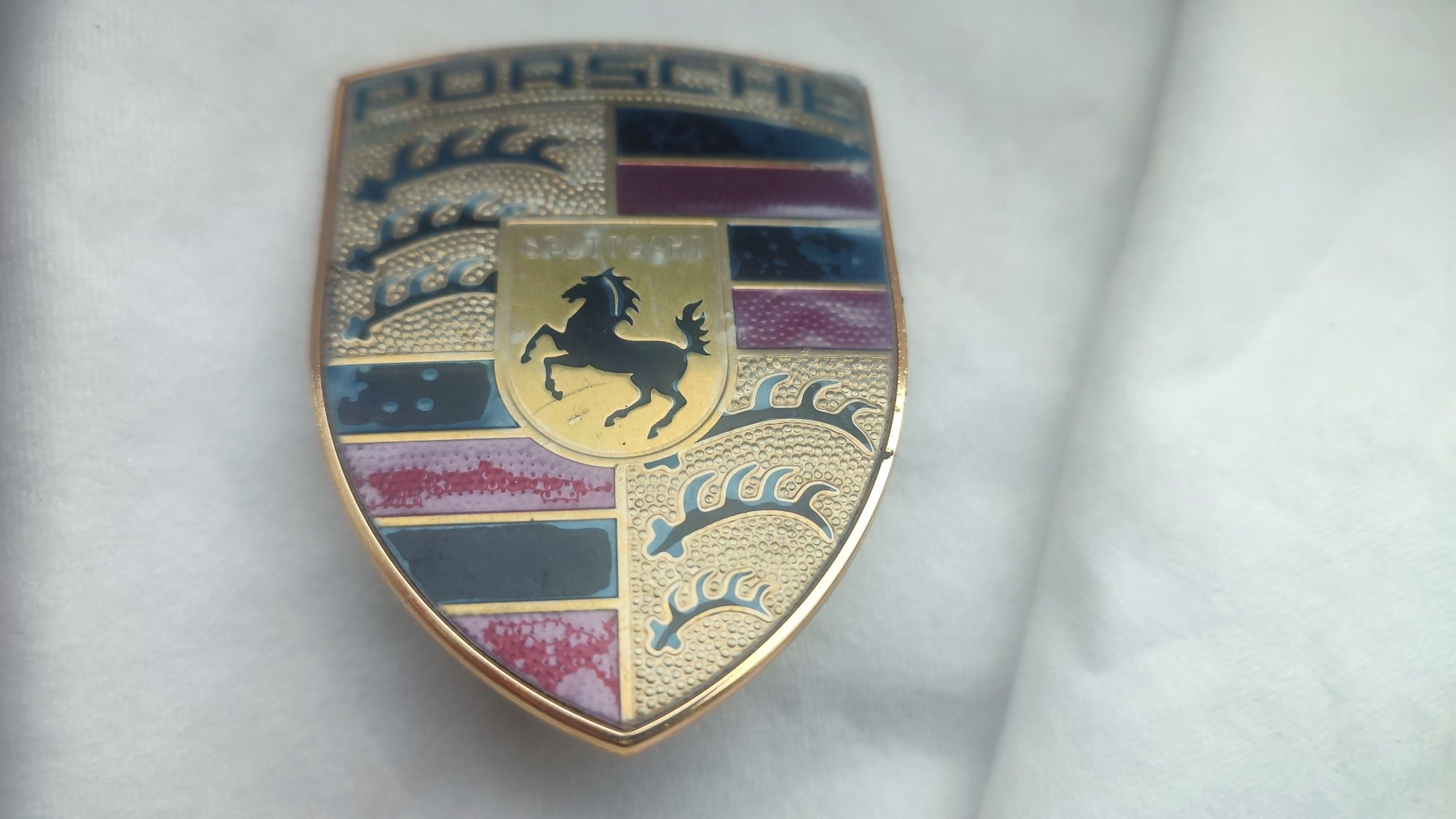 Nowy Oryginalny Emblemat Porsche 9P1.853.601