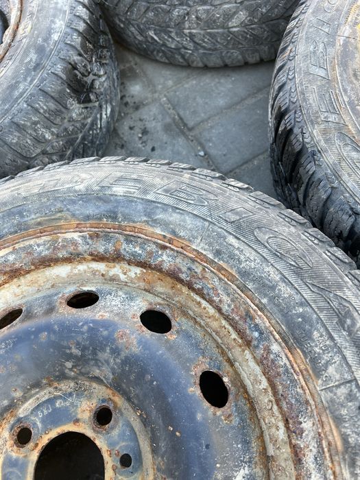 Kola zimowe opony zima felgi stalowe kangoo I 4x100 r14