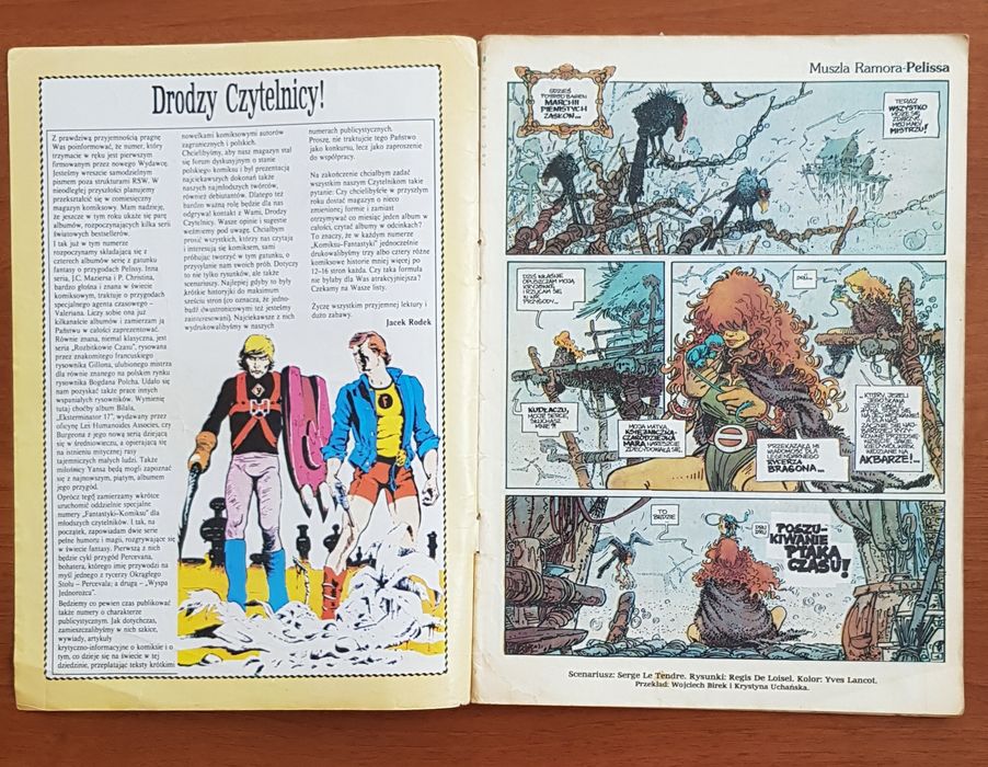 Komiks Fantastyka 1/1990 - Muszla Ramora