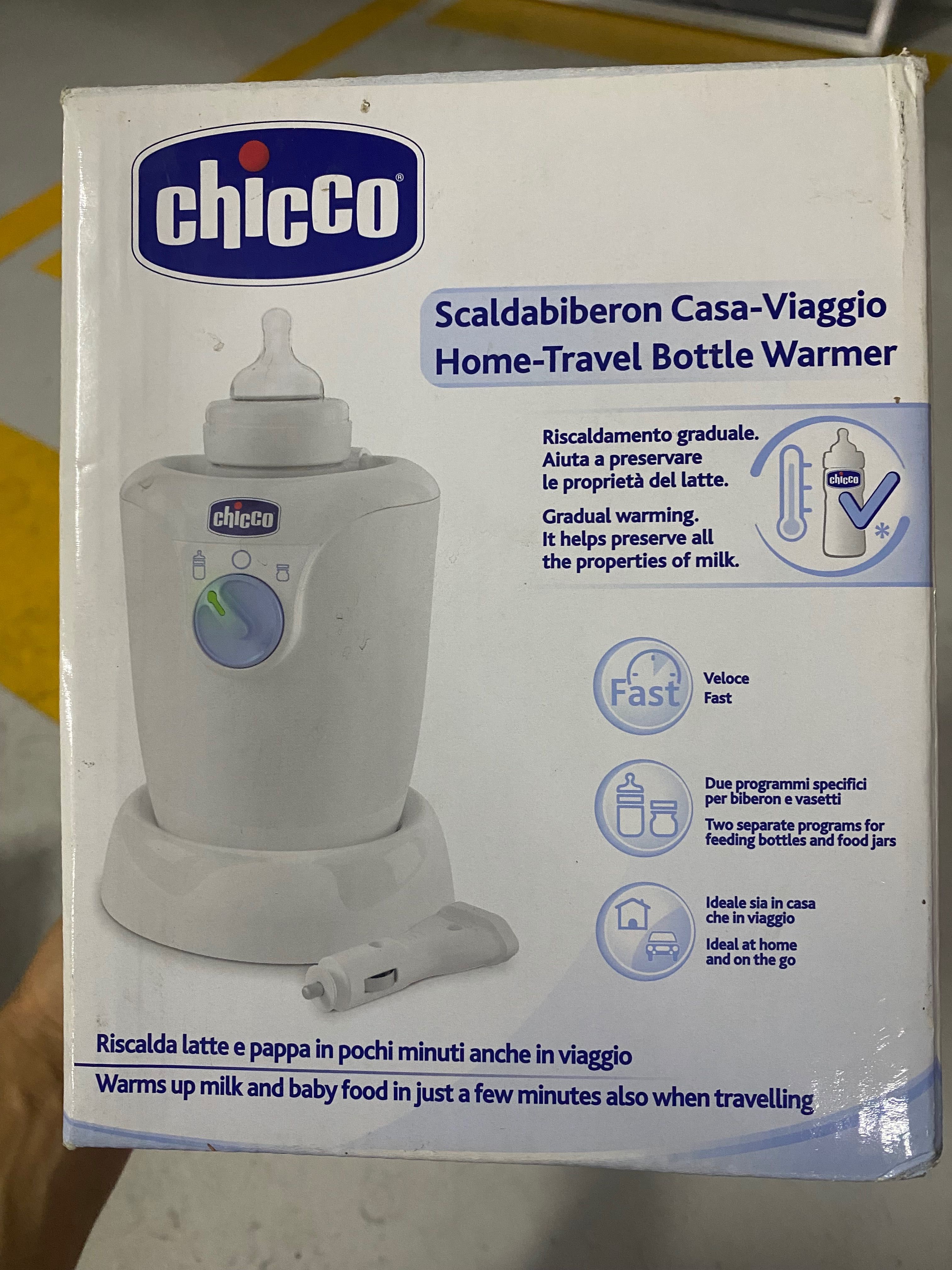 Conjunto Esterilizador Elétrico Avent e Aquecedor de biberões Chicco.