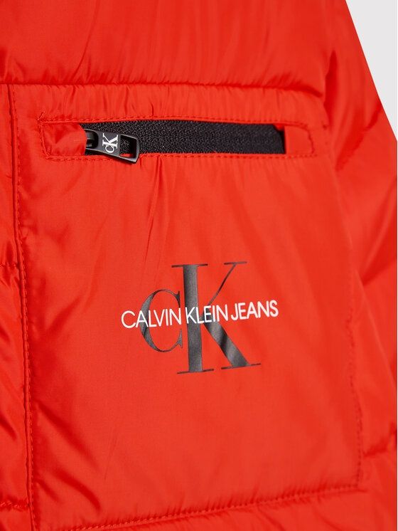 Nowa Męska Kurtka CALVIN KLEIN czerwona XS S 16 170