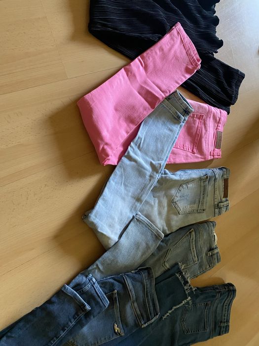 Spodnie dziewczece/młodziezowe s/ xs cena za całosc