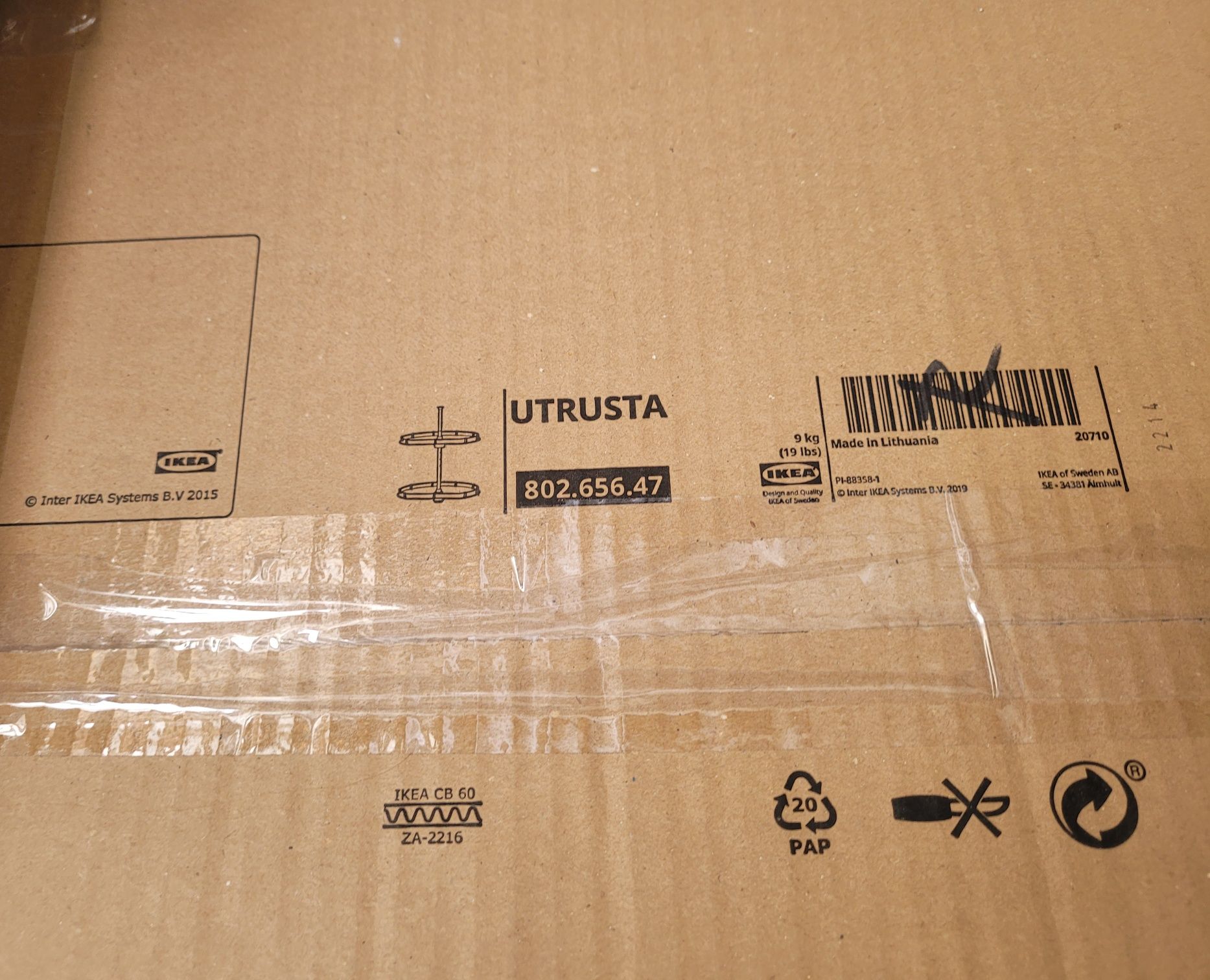 Ikea Utrusta karuzela do szafki narożnej