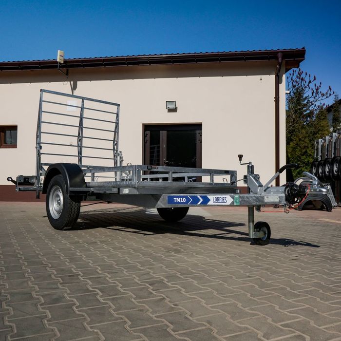 Lorries TM10  Przyczepa pod MINIKOPARKĘ, Quada Lorries TM10 DMC 1T Budowlanka