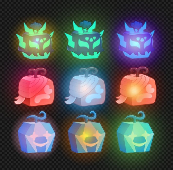 Blox fruits /Ексклюзивні преміум-кольори для Rumble · Pain · Diamond