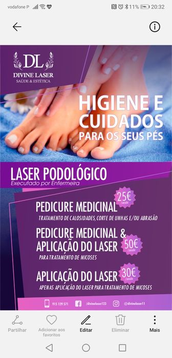 Laser vascular e podologico