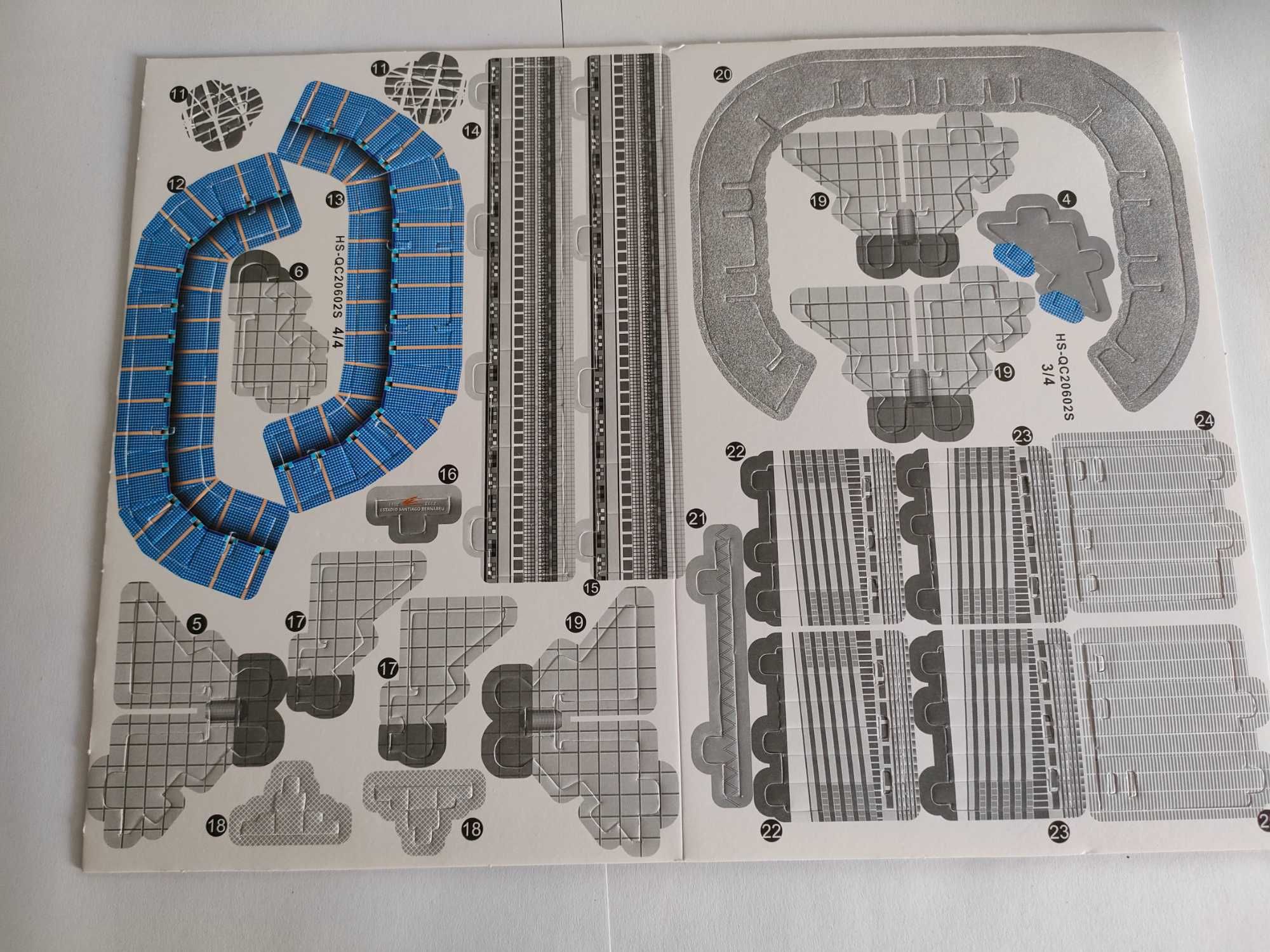 Stadion Santiago Bernabeu puzzle 3D Real Madryt prezent