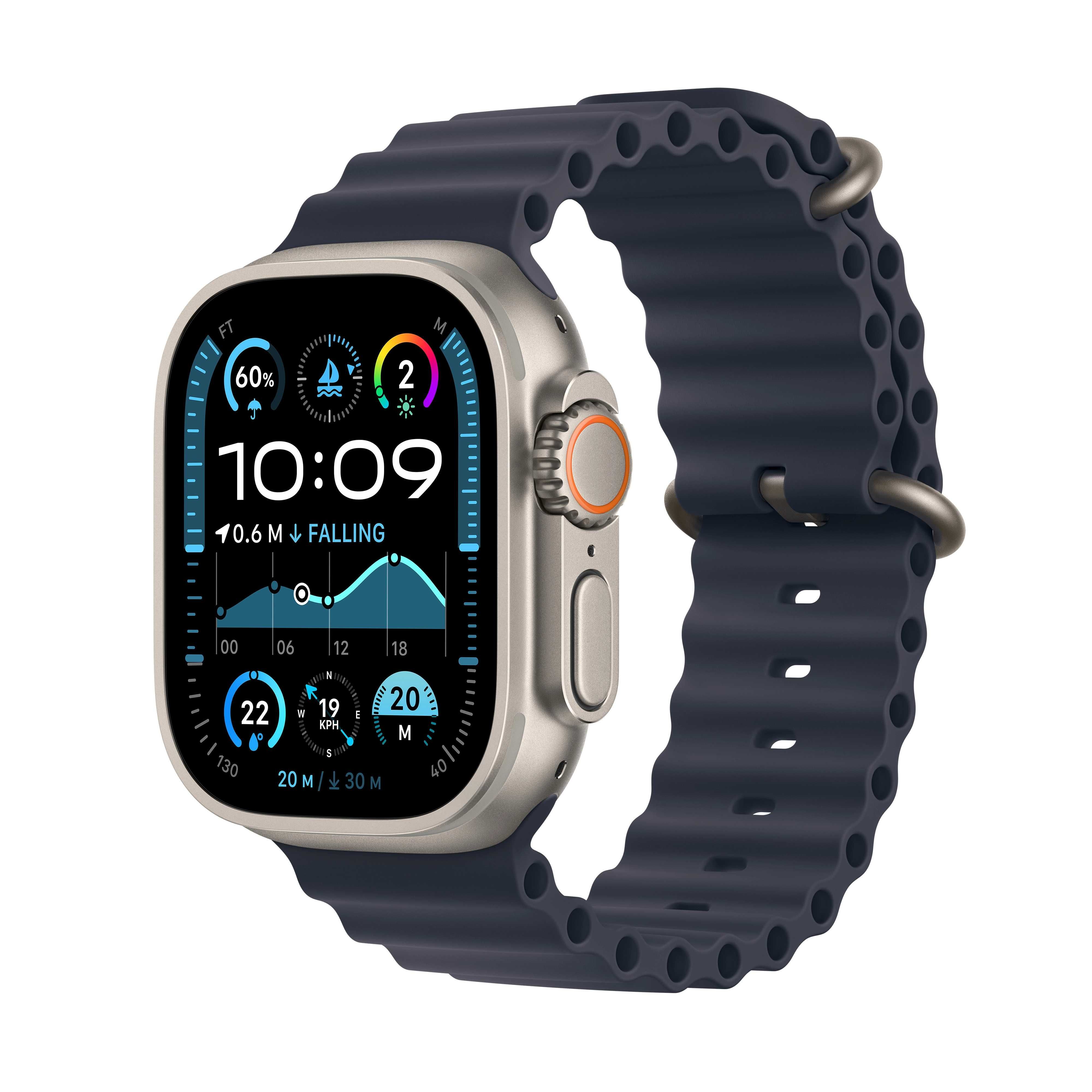 NOWY Apple Watch Ultra 2 gen. • Blue Ocean Band • GWARANCJA • plomba