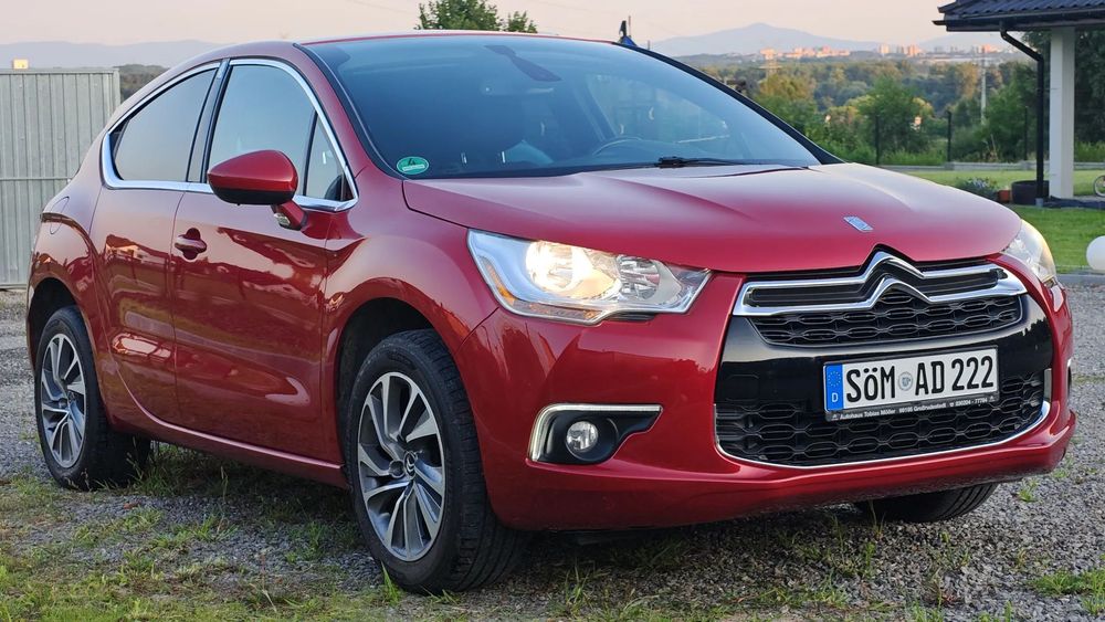 Citroën DS4 1.6 Benzyna / Autoryzowany serwis Citroen  / Koła lato-zima