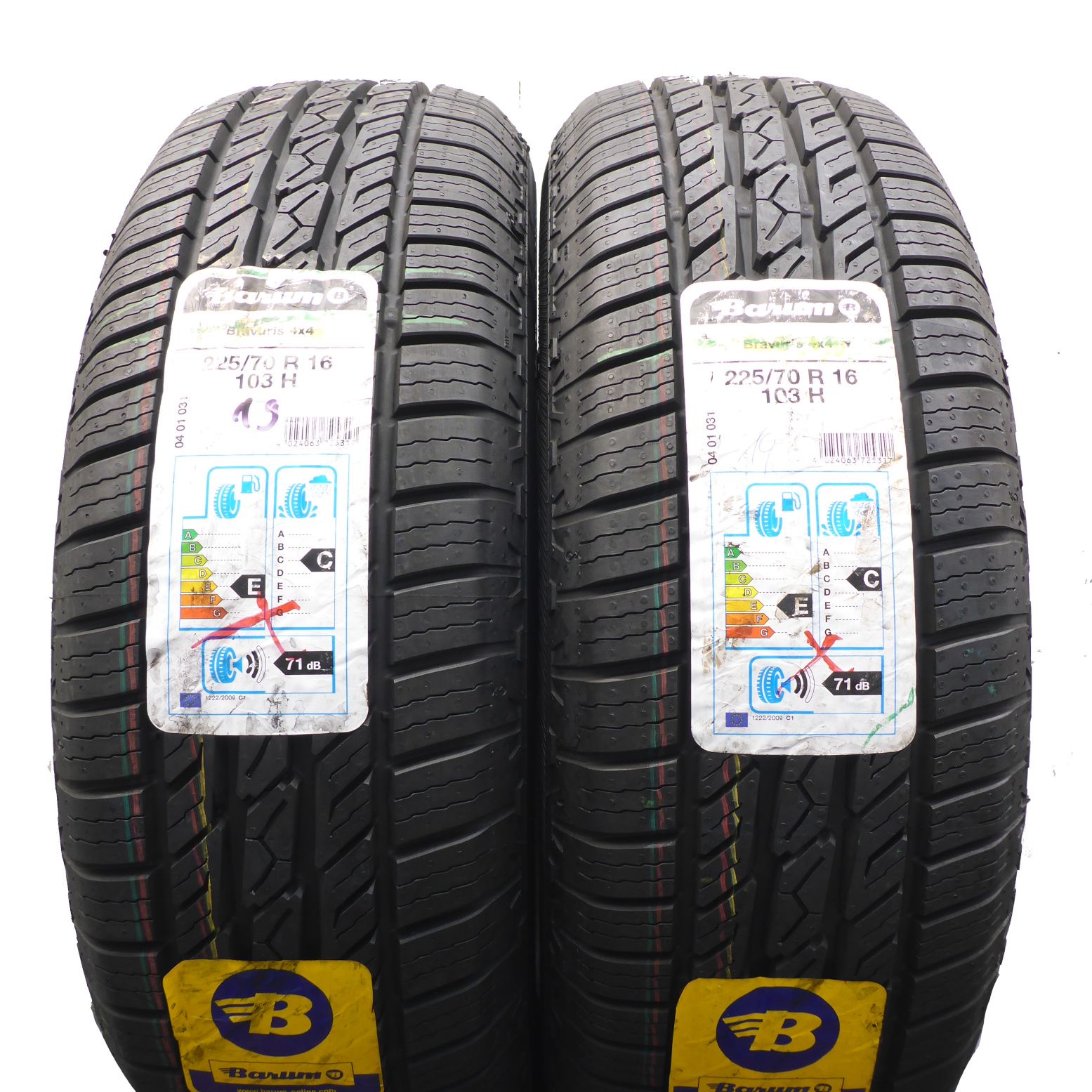 Opony 225/70/16 Barum 225/70R16 103H Letnie M+S 2019 Jak Nowe