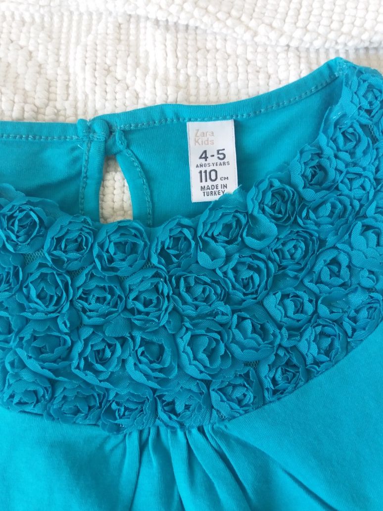 Bluzeczka dla dziewczynki marki Zara rozmiar 110