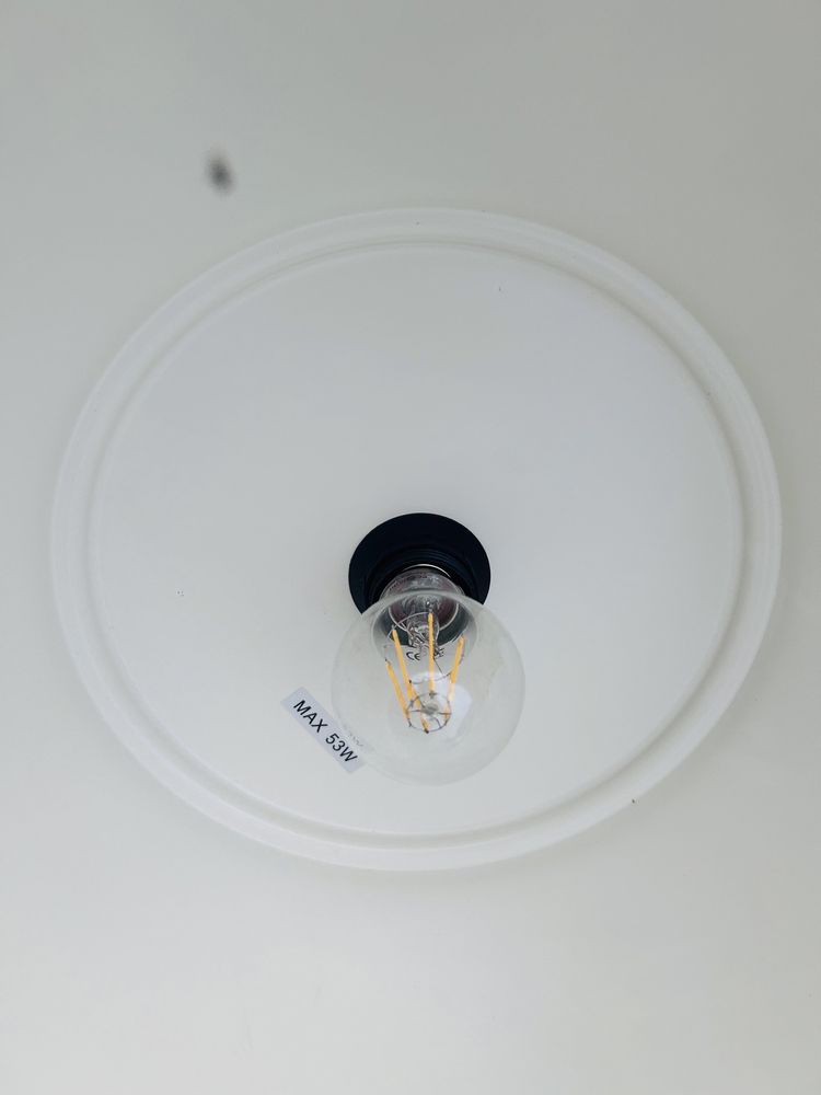 Klosz lampa Ikea Hektar 47 cm brązowa