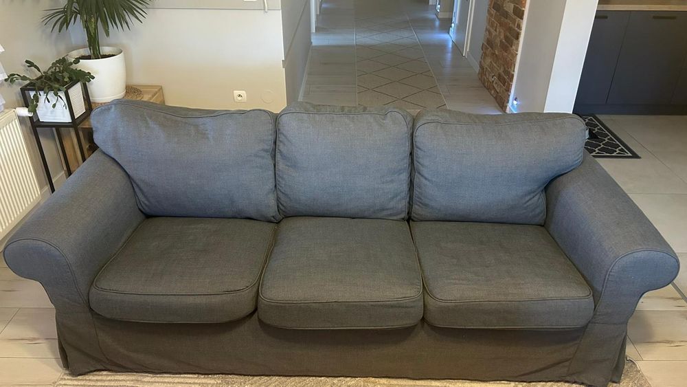 Wypoczynek IKEA 2 kanapy+fotel+pufa