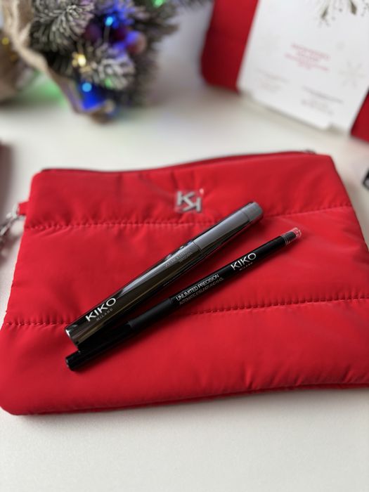 Набір косметики: туш, олівець, крсметичка Kiko Milano. Туш Кіко Мілано