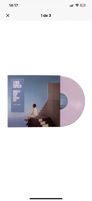 Lewis Capaldi vinil rosa exclusivo