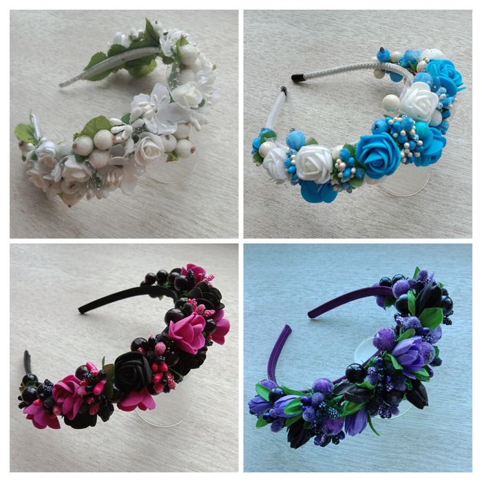 Любой 100 грн Обруч ободок веночек