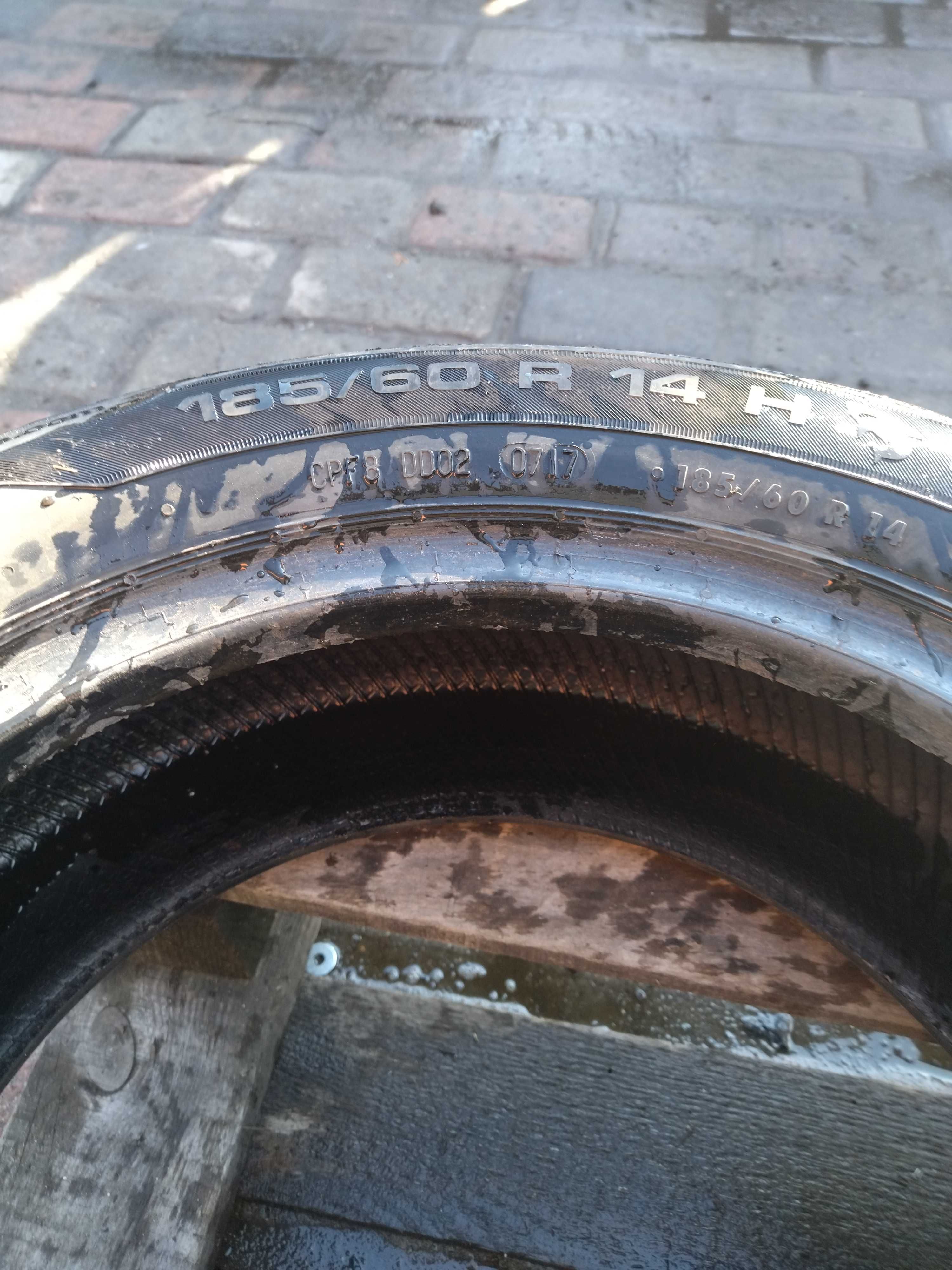 185/60R14 Uniroyal Rain Expert 3 82H Dot0717 2szt. lato 6mm.