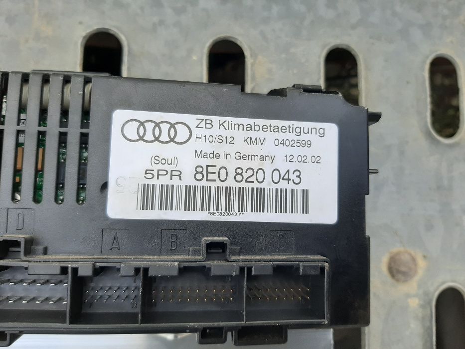 Panel Klimatyzacji Audi a4 b6 Klimatronik 8E0,820,043 WYSYŁKA