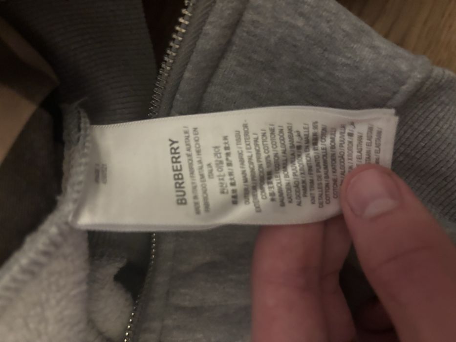 Bluza burberry szara