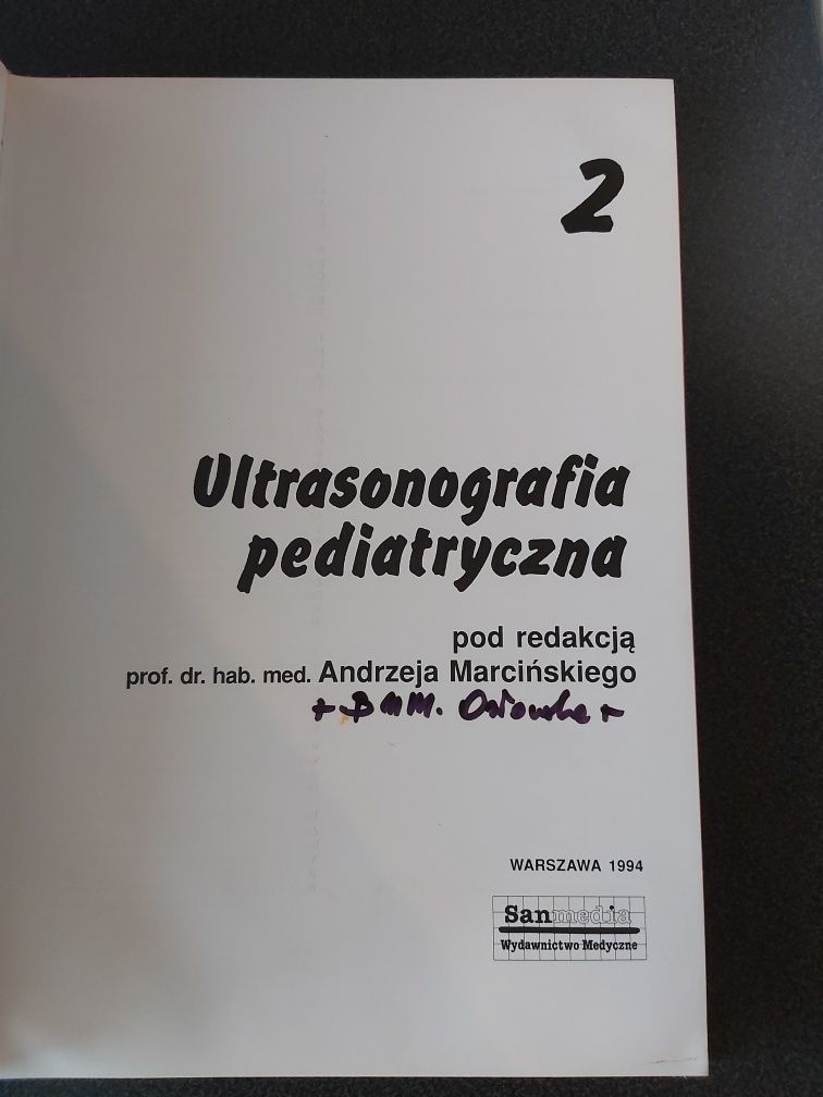 Ultrasonografia pediatryczna 2 Marciński tom medycyna