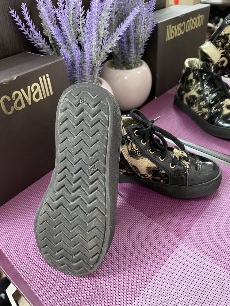 Черевички для дівчинки 28р 17см Roberto Cavalli