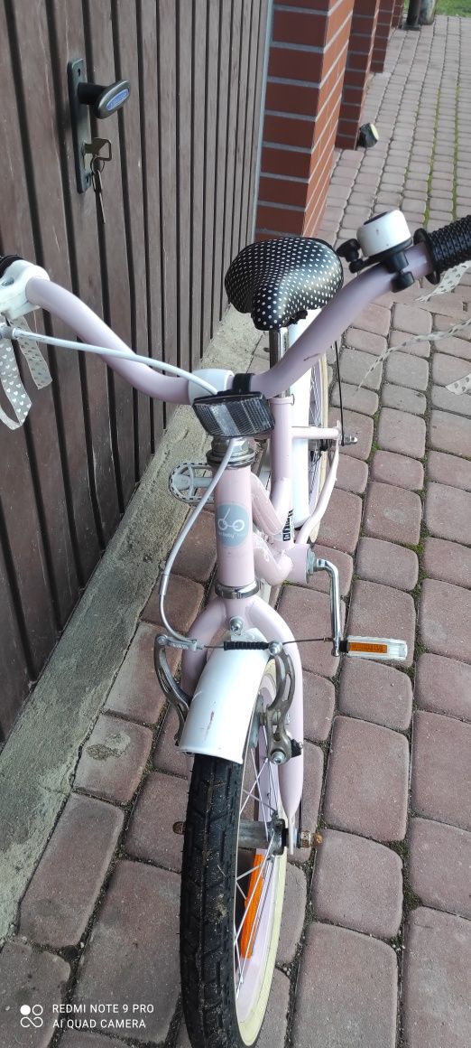 Różowy rowerek sun baby 4-5lat koła 16"