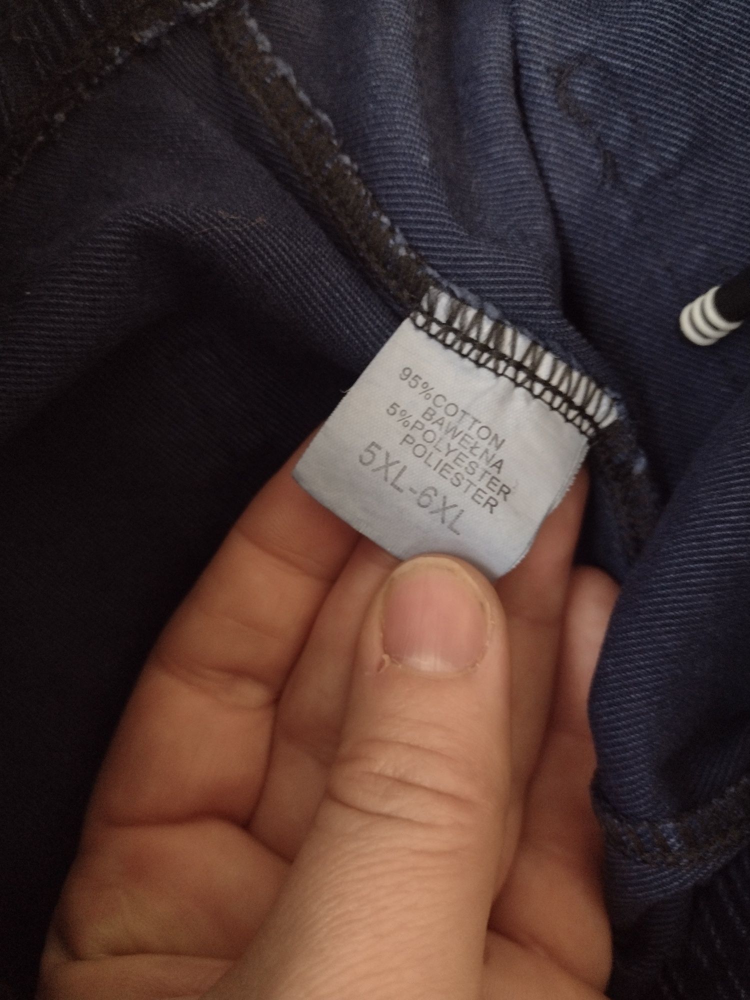 Spodnie miękki jeans damskie rozm 5xl