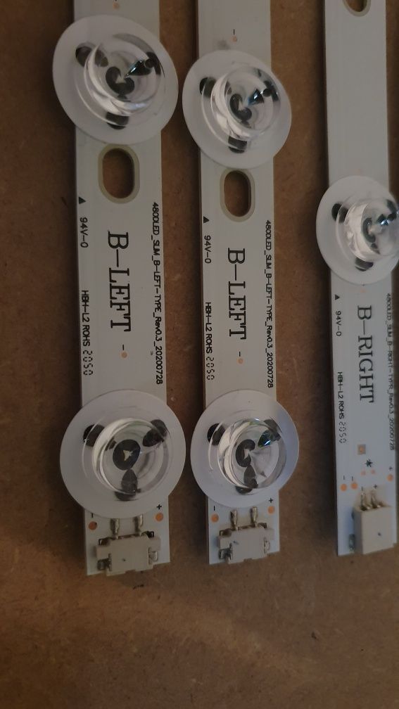 Nowe listwy LED TX-48CX400E 48CX350 48U7653DB