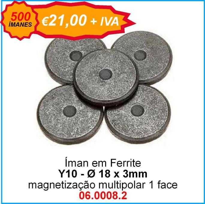 Ímanes em ferrite Y10