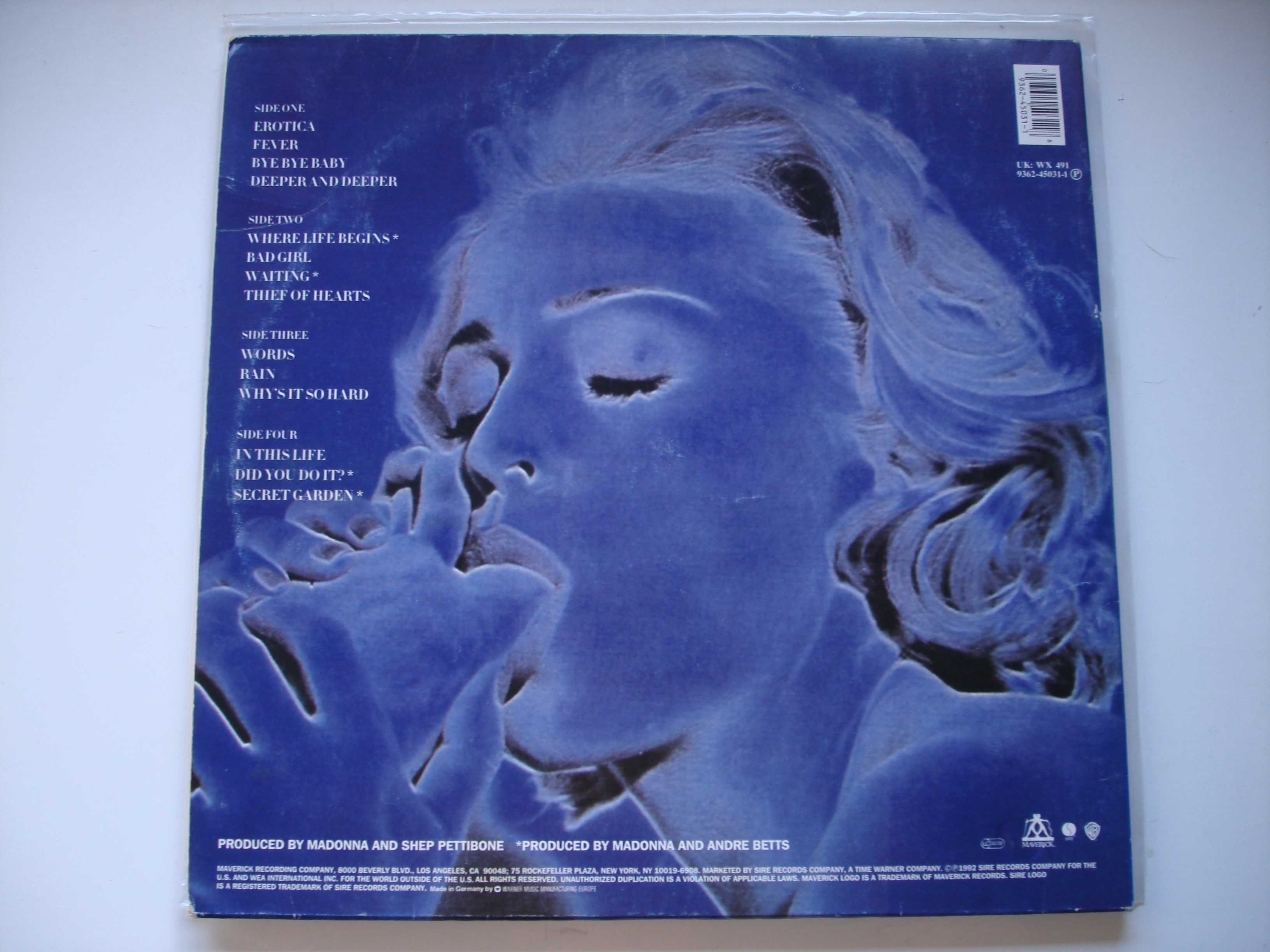 Erotica Madona Vinil