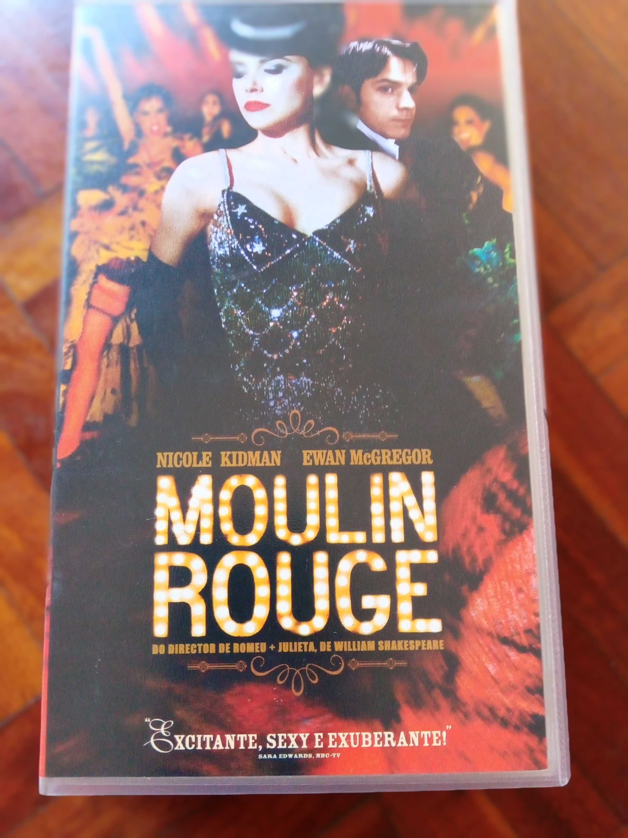 Filme em VHS Moulin Rouge.