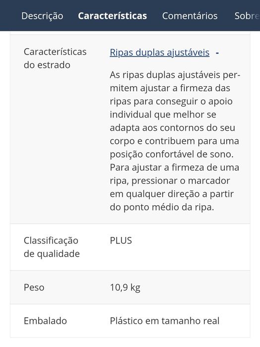 2 estrados de ripas 90x 200cm ajustáveis