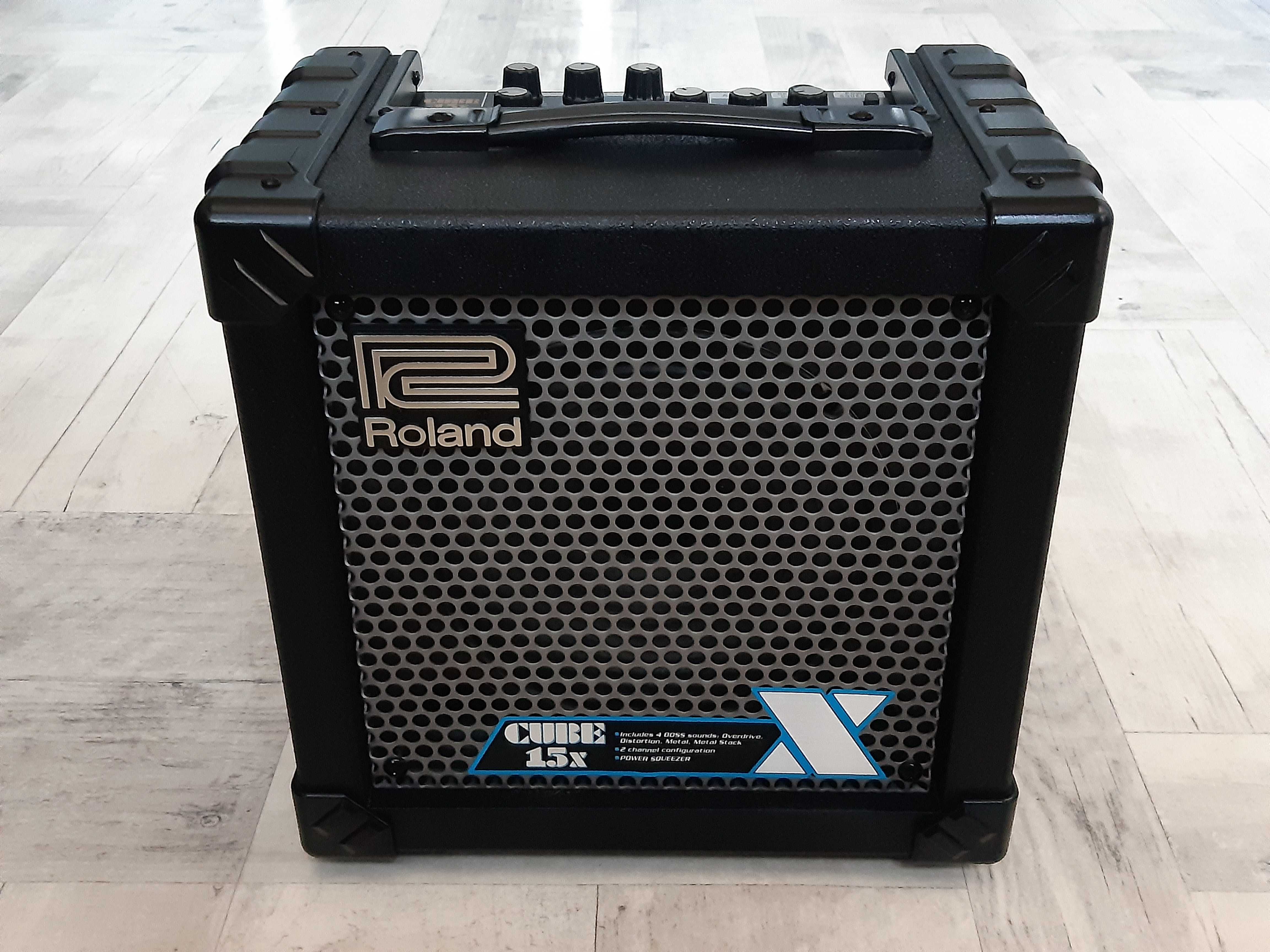 Super Wzmacniacz Roland Cube 15X-przestery Boss'a- NR1 do Metalu