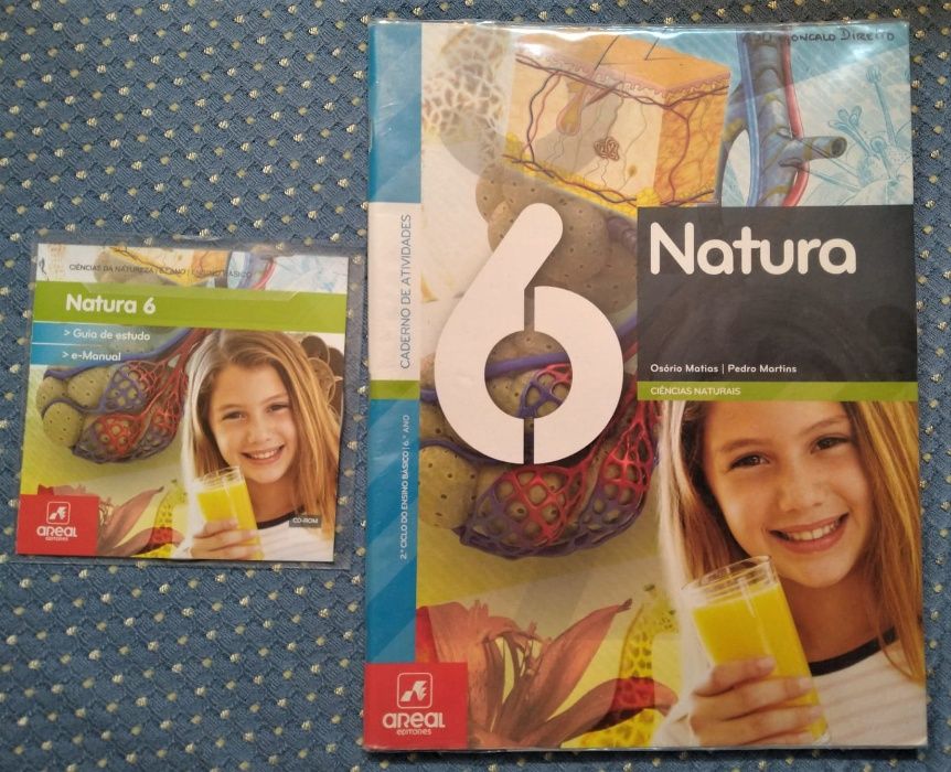 "Natura 6 Ciências da Natureza 6º Ano" Manual+Caderno Atividades+CDROM