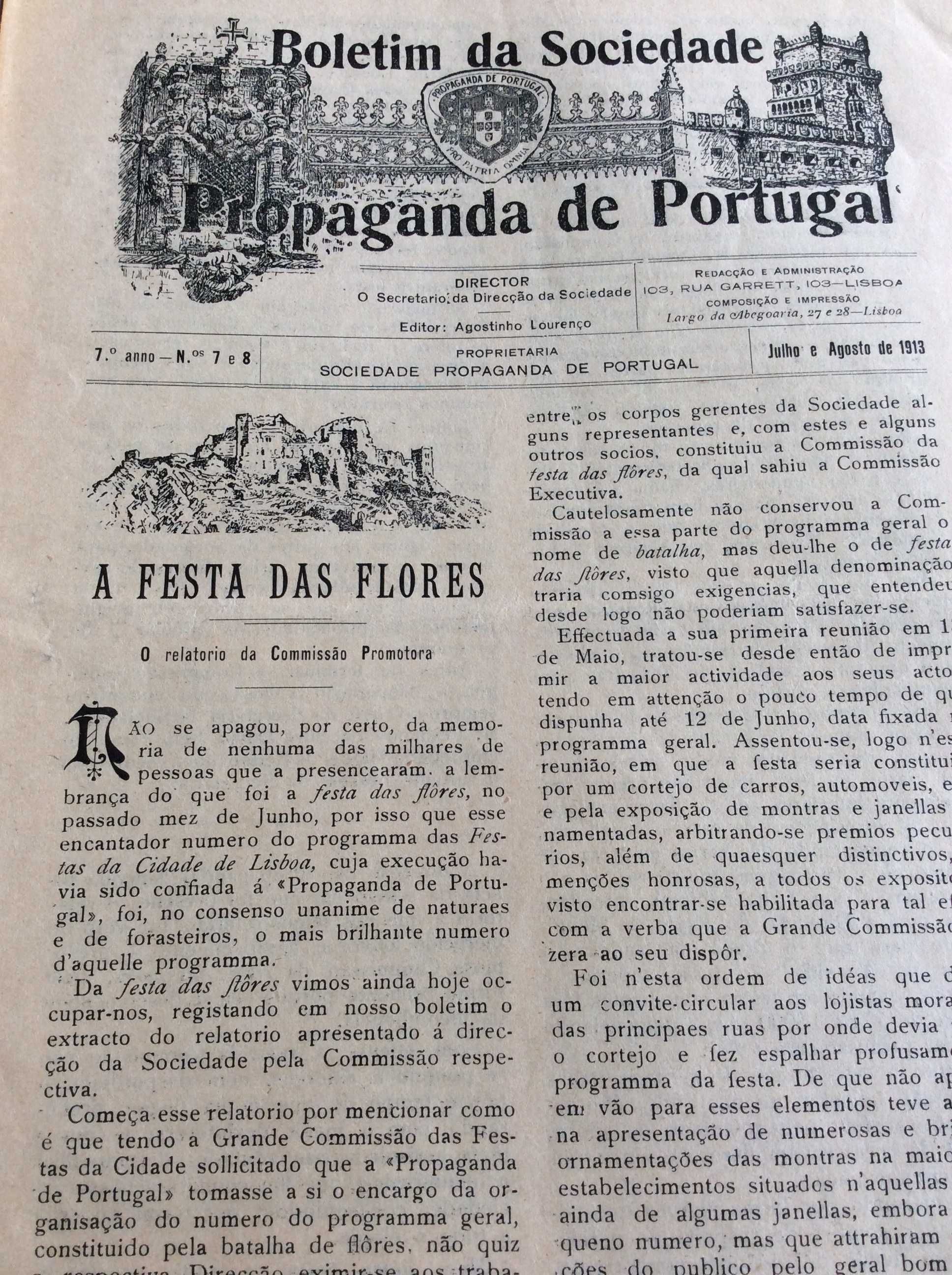 Boletim da Sociedade Propaganda de Portugal, Serra da Estrela...1913