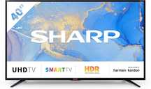 Знижка! Телевізор 40 дюймів SHARP 40BJ6E (4K Smart TV Wi-Fi)