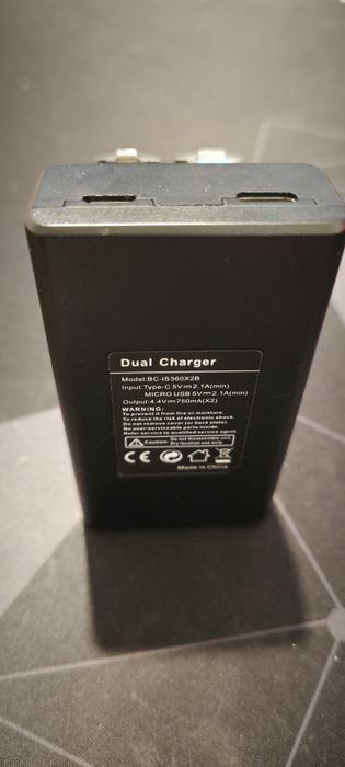 Bateria original Insta360 ONE X2 + Carregador + bateria adicional