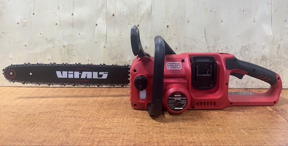 Пила акумуляторна Vitals AKZ 3640s шина 40см/Гарантія 3роки/АКБ 4-6-8А