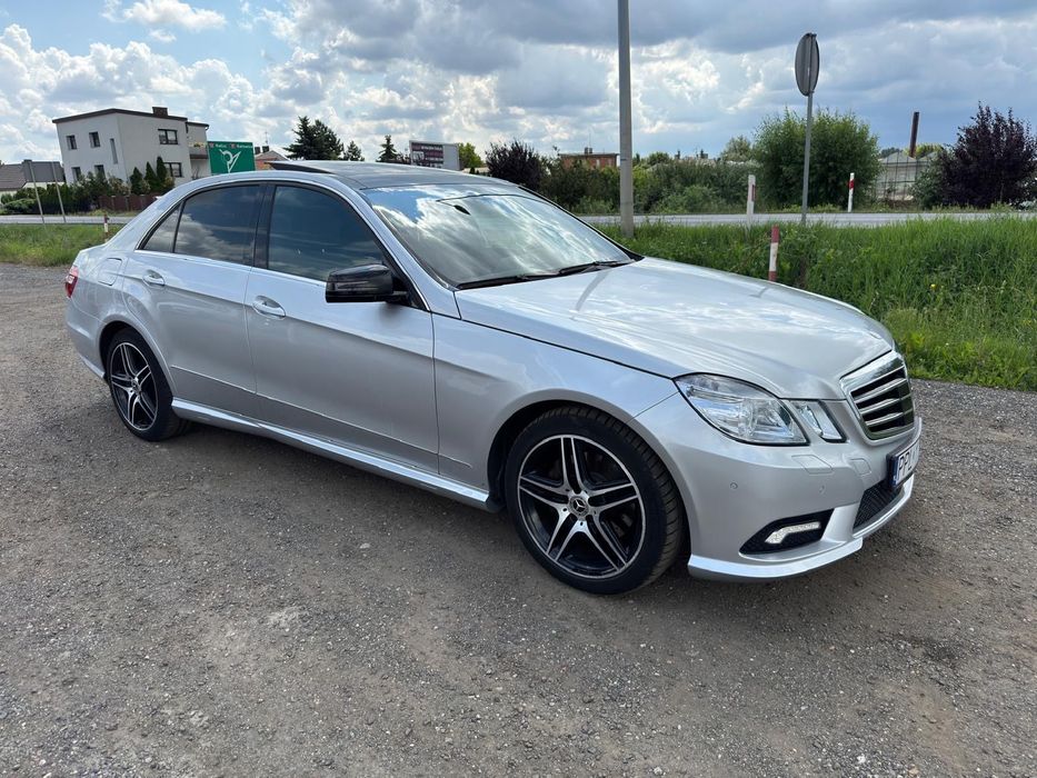Mercedes-Benz Klasa E Mercedes W212 E350 Cdi 4 Matic AMG 230 Koni 141 Tys km Alcantara