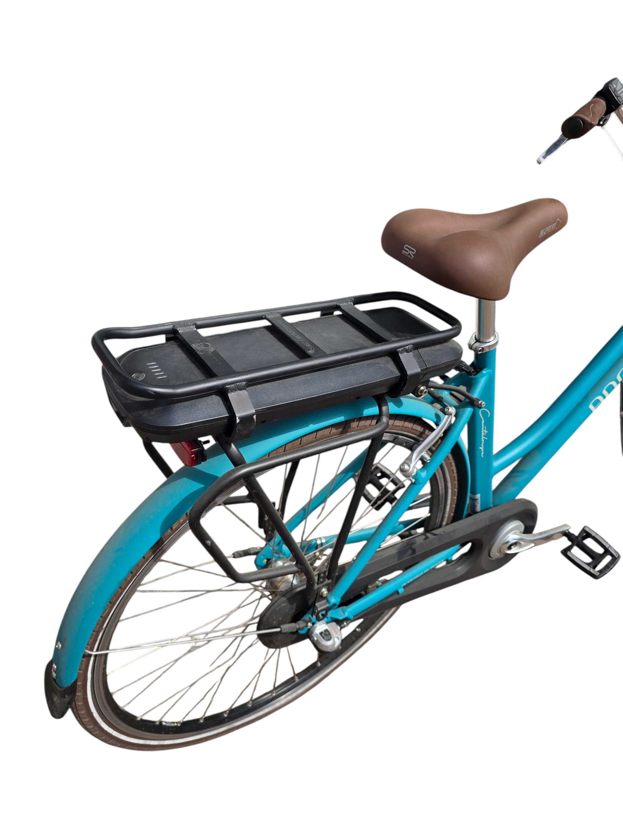 Rower elektryczny Adore Cantaloupe koło 28" niebieski 250W