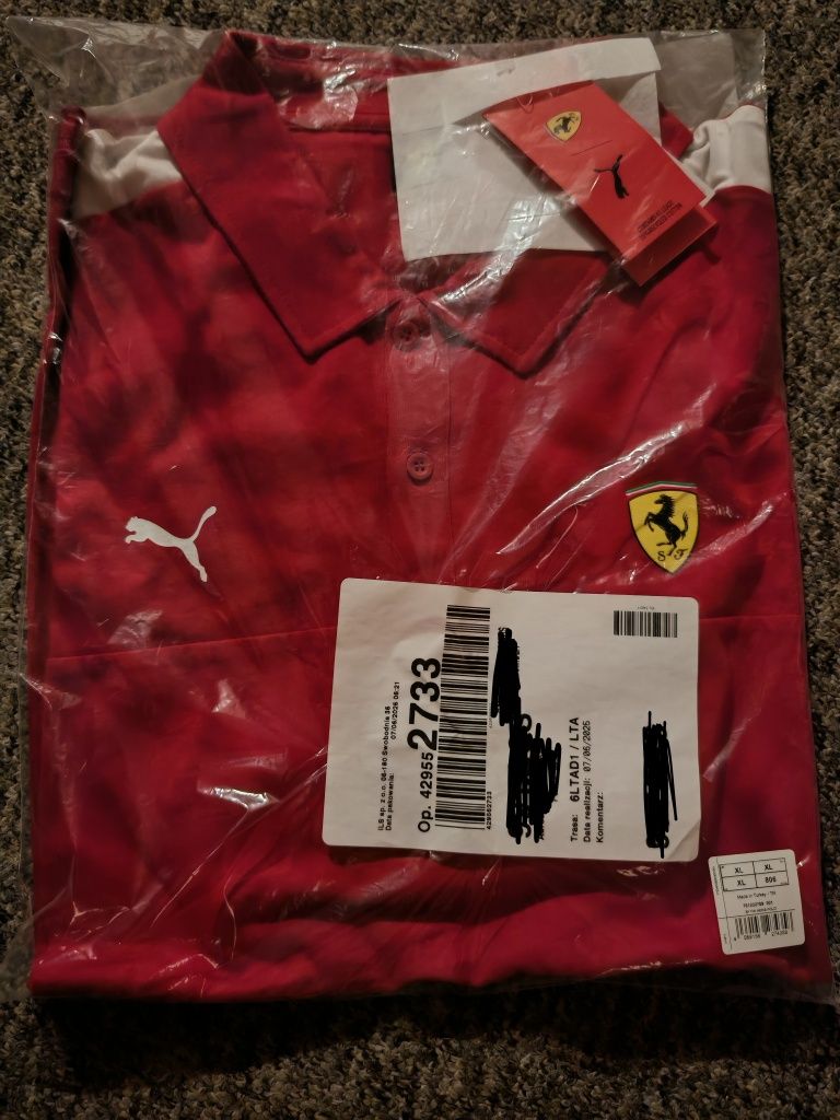 ### koszulka Polo Ferrari Puma XL Scuderia czerwona